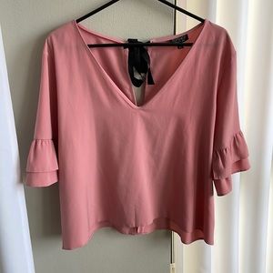 TopShop top in blush size 12